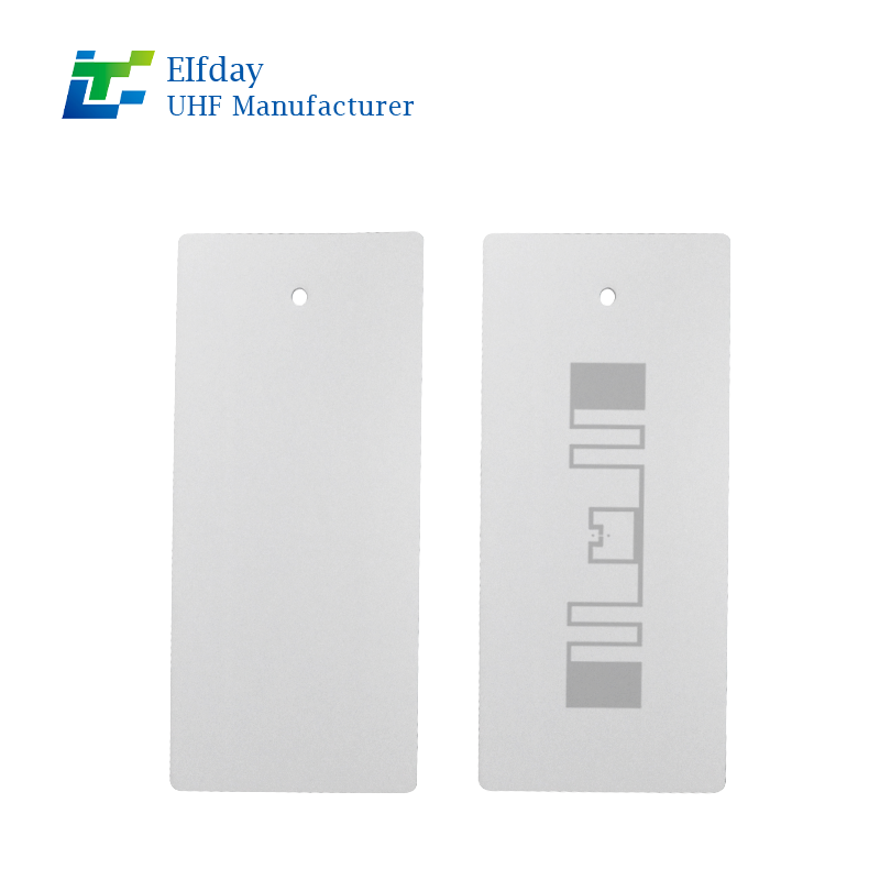 Premium Durable Hanging RFID Tag 90*40mm KU7chip for Apparel Laundry Tracking and Inventory Management